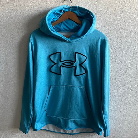 Under Armour Tops - NWOT Under Armour Women's Fashion Big Logo Hoodie Jacket Size L Style 1358227